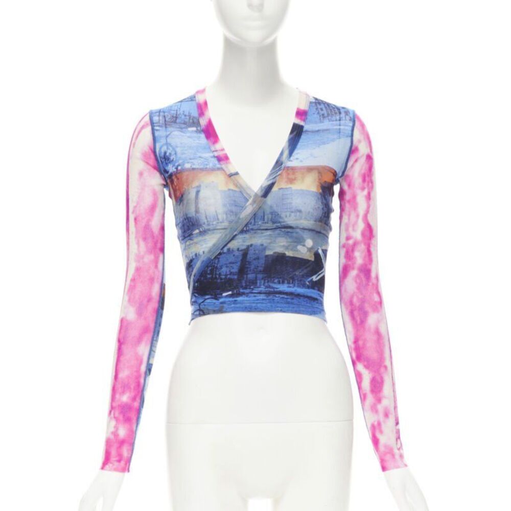 Jean Paul Gaultier Sheer Wrap Top